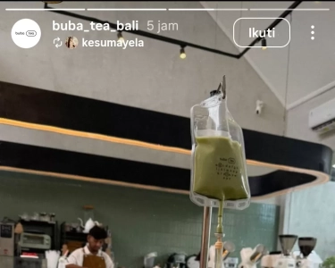 Respons BPOM soal Viral Sajian Minuman Mirip Infus di Bali
