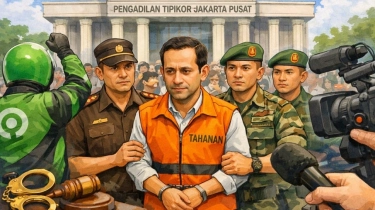 Drama Panjang Sidang Perdana Nadiem Makarim: Dari Pengawalan TNI hingga Hak Bicara yang Terhenti