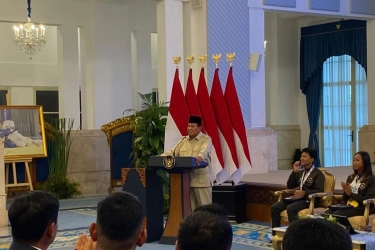 Guyonan Prabowo di Depan Atlet: Berprestasi Semua yang Namanya Prabowo