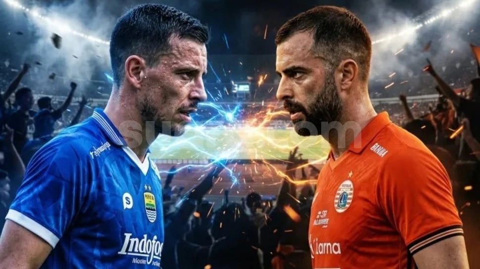 Persib vs Persija: Adu Nilai Pasar, Statistik, dan Rekam Jejak 10 Pertemuan Terakhir