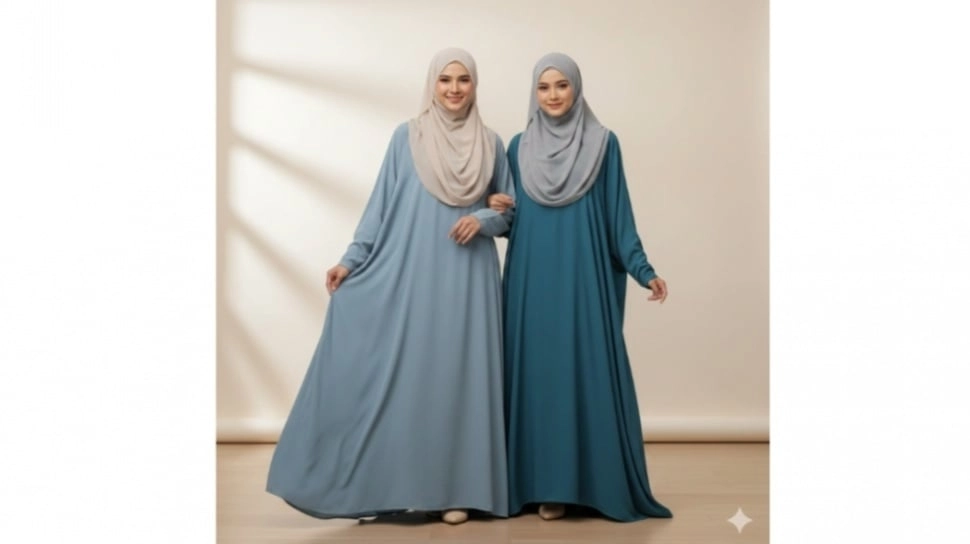 Jadi Tren Lebaran 2026, Baju Teal Blue dan Ash Blue Cocok dengan Warna Apa?