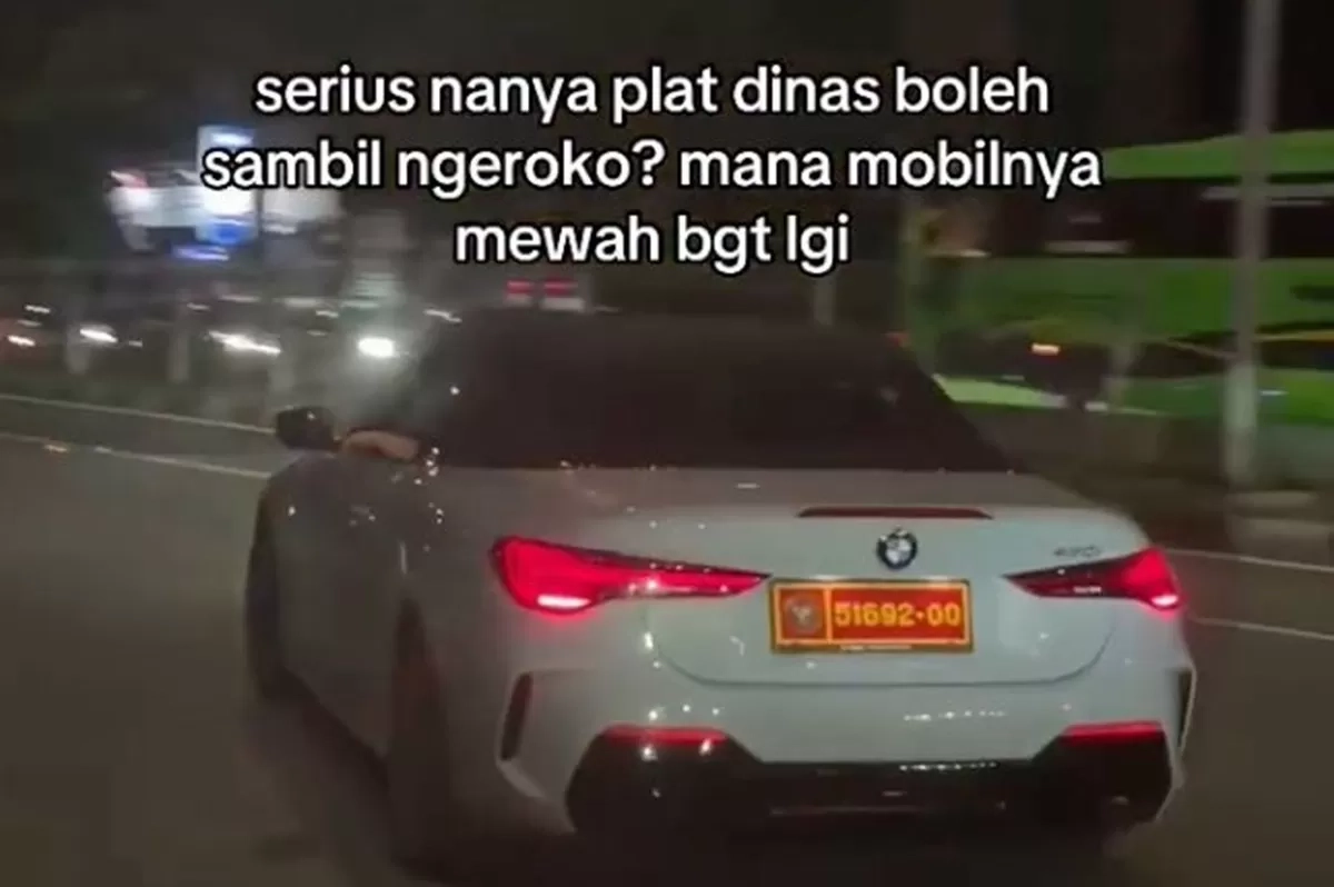 Viral BMW Putih Gunakan Plat Dinas, Kemhan Pastikan Palsu dan Tidak Sah