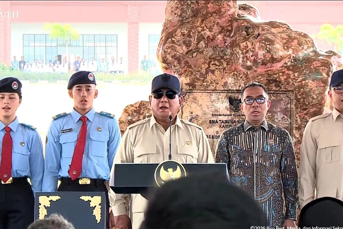 Prabowo Bandingkan SMA Taruna Nusantara dengan Sekolah Serupa di Malaysia-Inggris