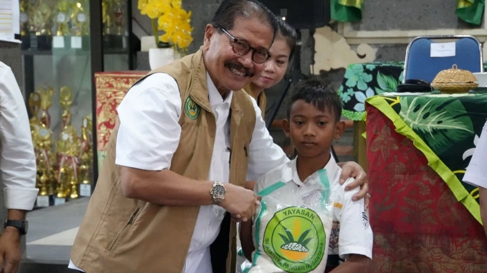 Menuju Swasembada, YSPN Salurkan Empat Ton Beras ke Bali