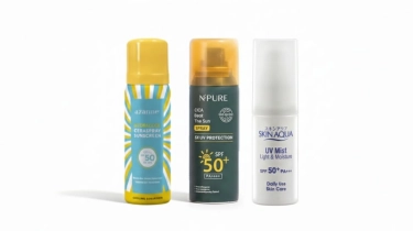 6 Rekomendasi Sunscreen Spray dengan SPF 50, Tinggal Semprot untuk Perlindungan Maksimal