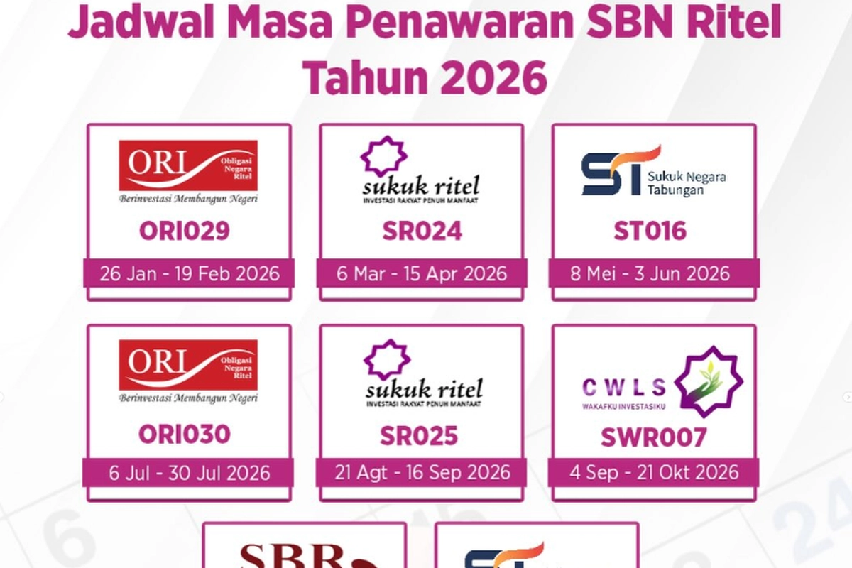 SBN 2026 Segera Terbit, Ini Jadwal Lengkap dan Jenis Instrumennya