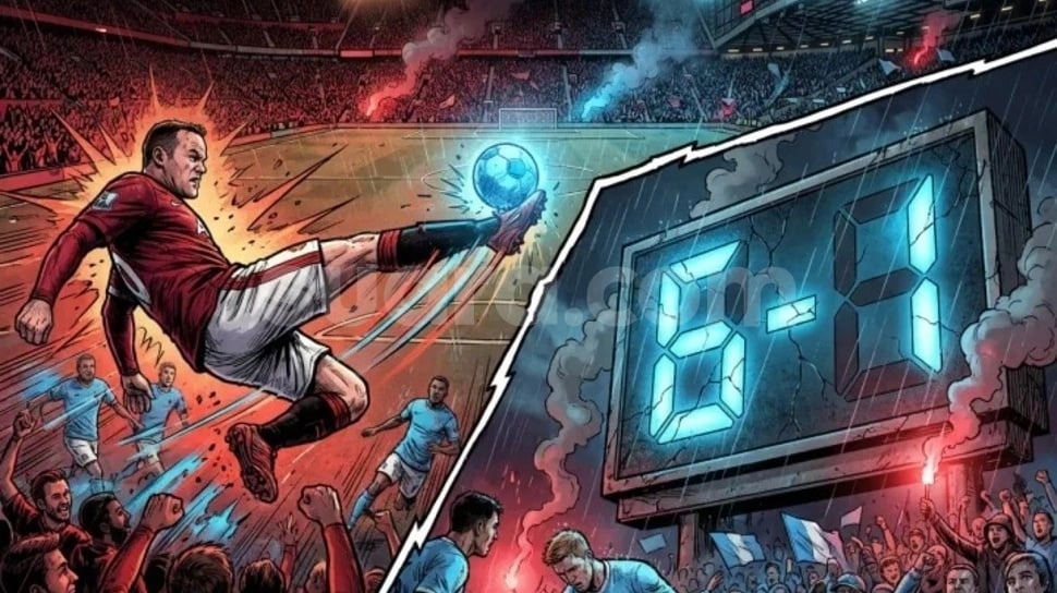 10 Momen Paling Ikonik di Derby Manchester: 6-1 di Old Trafford hingga Salto Rooney