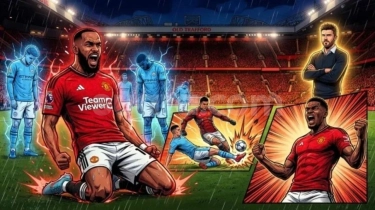 Hasil Derby Manchester: Debut Manis Carrick, Manchester United Menang Mutlak Atas City