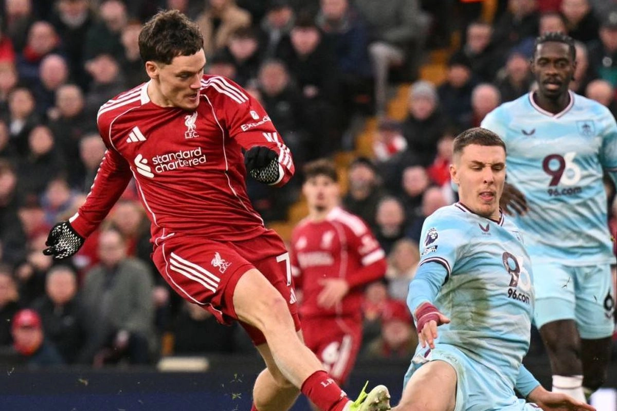 Hasil Liverpool Vs Burnley 1-1, The Reds Amankan 4 Besar