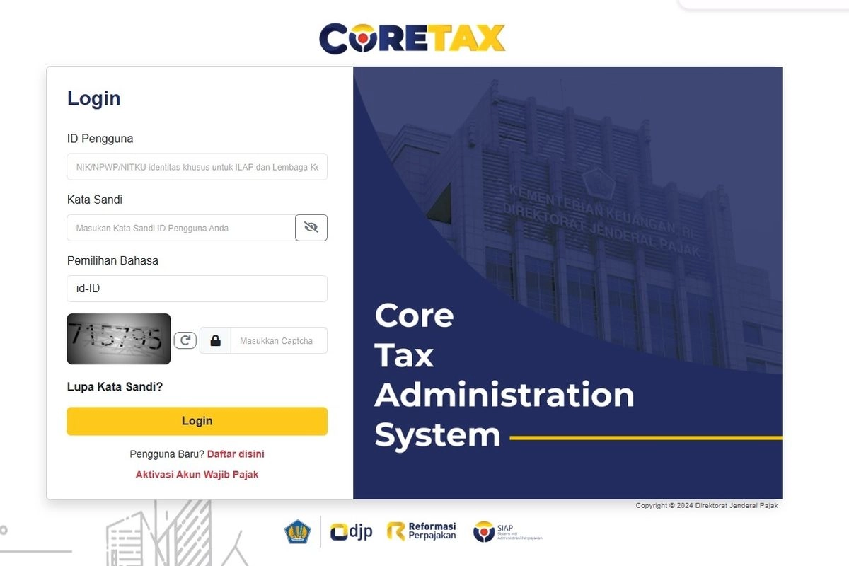 Aktivasi Akun Coretax, Dirjen Pajak: Tembus 12,15 Juta Wajib Pajak