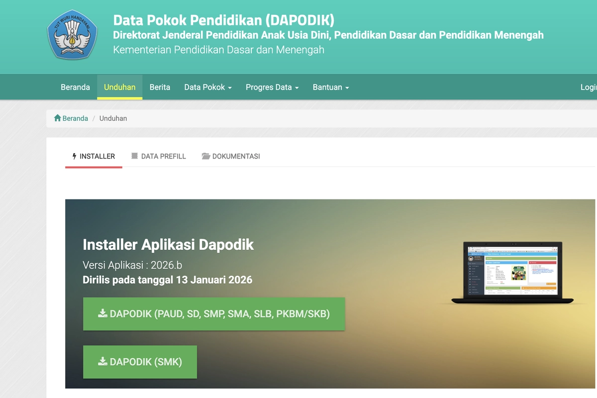 Cara Uninstal Aplikasi Dapodik di Laptop Windows
