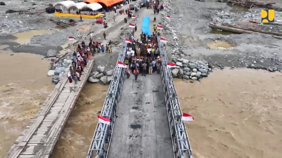 Pulihkan Konektivitas Aceh, Pemerintah Tangani Permanen 6 Jembatan dan 28 Titik Longsor