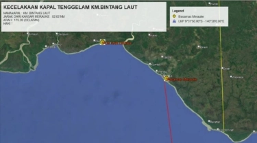 Cuaca Buruk Hambat Evakuasi ABK KM Bintang Laut, Tim SAR Fokus Selamatkan Korban di Perairan Arafura