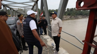 Pascabencana Bireuen, Mendagri Tito Tinjau Infrastruktur Jembatan