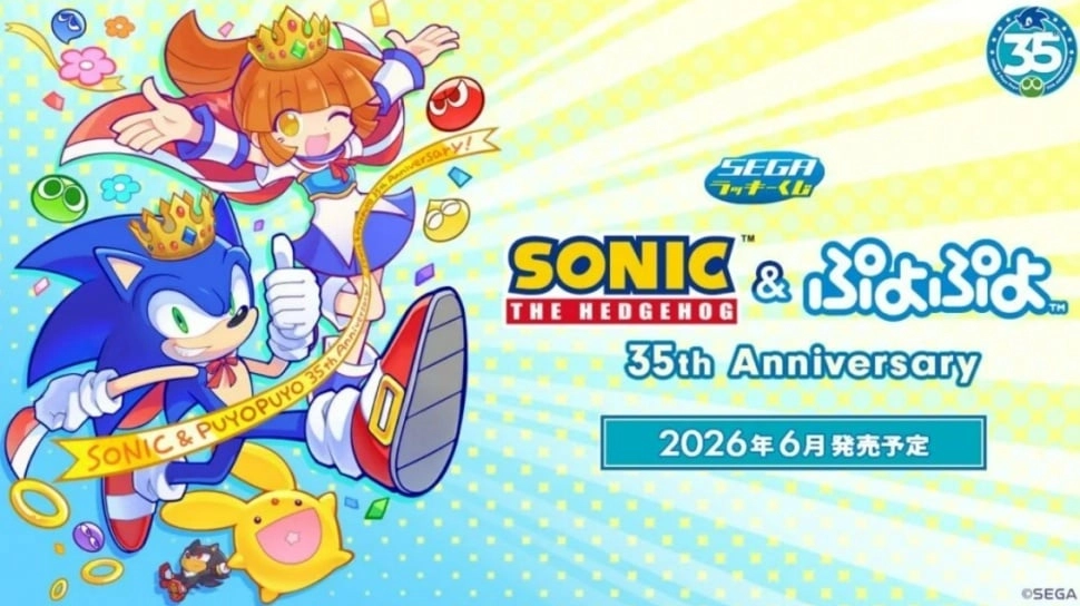 Rayakan Ulang Tahun ke-35, Sega Siapkan Kejutan Game Sonic dan Puyo-Puyo