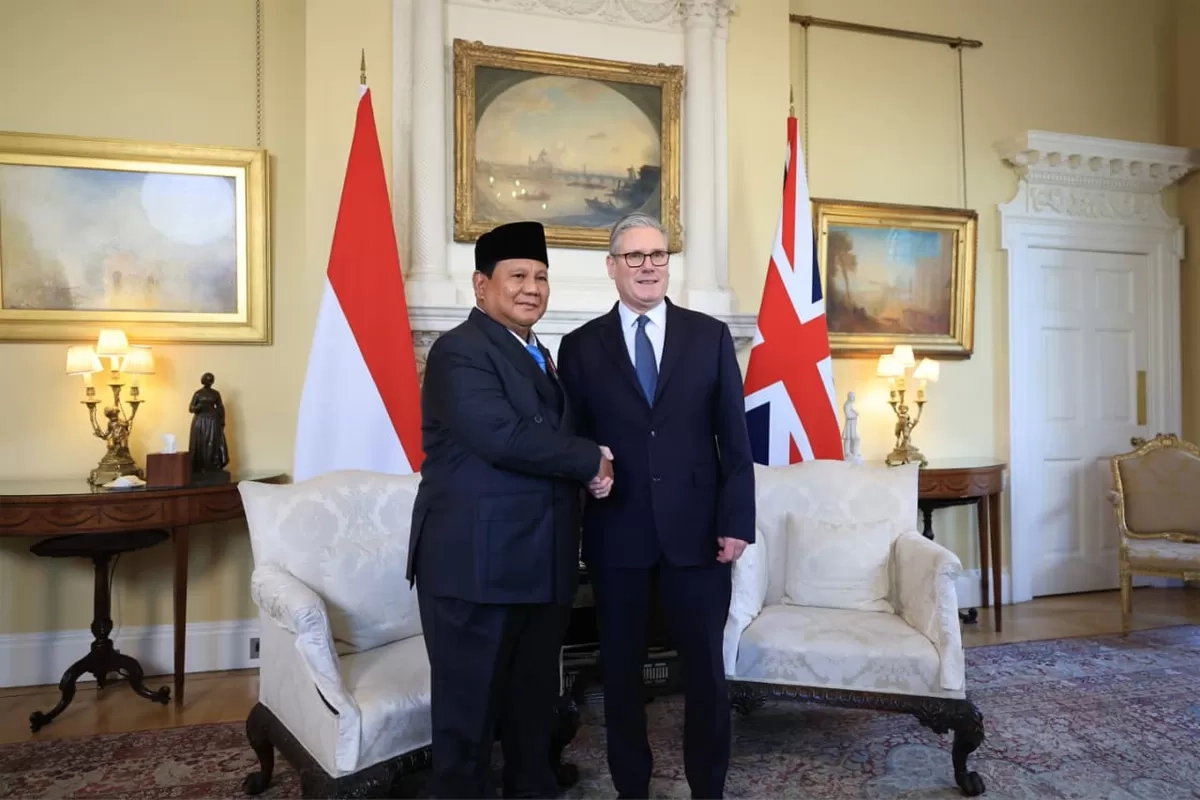 Temui PM Inggris, Prabowo Sepakat Dorong Kemitraan Strategis Lintas Sektor
