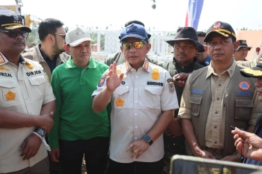 Kasatgas Tito Karnavian Apresiasi Pembangunan Huntara di Aceh Utara