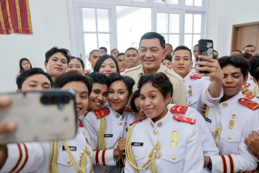 Menhan Kunjungi Pendidikan Militer di Perbatasan RI-Timor Leste, Ada Apa?