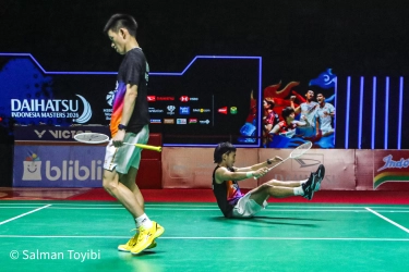 Tak Bisa All Out dan Suka Lupa Arah Angin, Raymond/Joaquin Gagal Juara di Indonesia Masters 2026