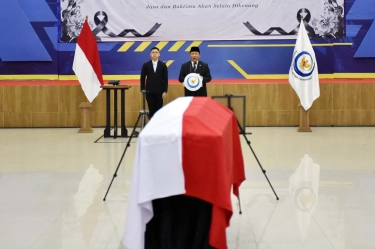Wamen-KP Pastikan Trenggono Sudah Siuman usai Pingsan saat Upacara Penghormatan Korban ATR 42-500