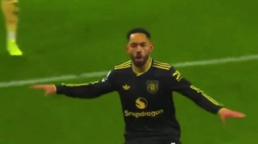 Viral Joget Matheus Cunha Usai Cetak Gol Kelas Dunia di Kandang Arsenal