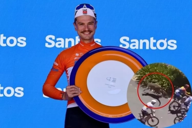 Unik! Pembalap Sepeda Ini Jadi Juara di Australia Meski Ditabrak Kanguru