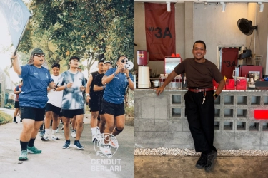 Berawal dari Hujatan, Topik Sudirman Inisiasi Movement Gendut Berlari