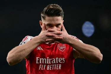 Hasil Arsenal vs Kairat Almaty 3-2, Gunners Sempurna di Liga Champions