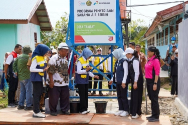 Pertamina Gandeng Kementerian ESDM dan Seruni KMP Sediakan Akses Air Bersih di Kampung Tambat, Merauke