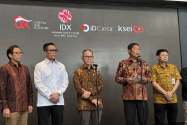 Imbas Gejolak IHSG, Petinggi BEI dan OJK 