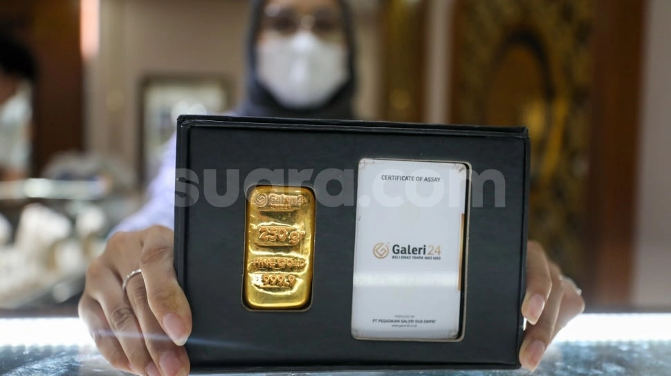 Harga Emas Pegadaian Turun di Sabtu 31 Januari