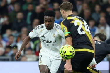 Hasil HT Real Madrid Vs Rayo Vallecano 1-0: Golazo Vinicius Jr