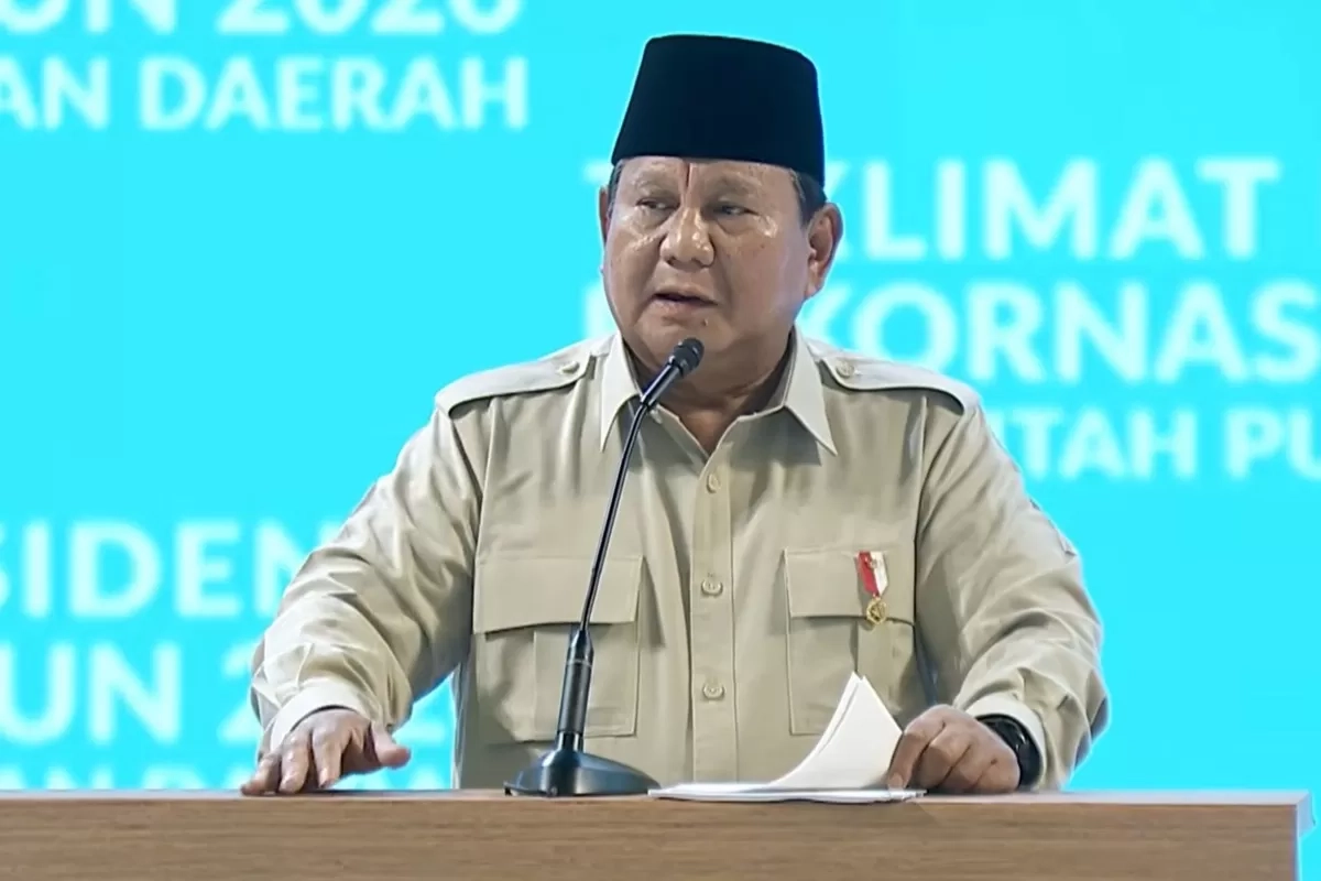 Buka Rakornas Pemerintah Pusat dan Daerah, Prabowo: Rakyat Tidak Suka Pemimpin Memajukan Kepentingan Pribadi