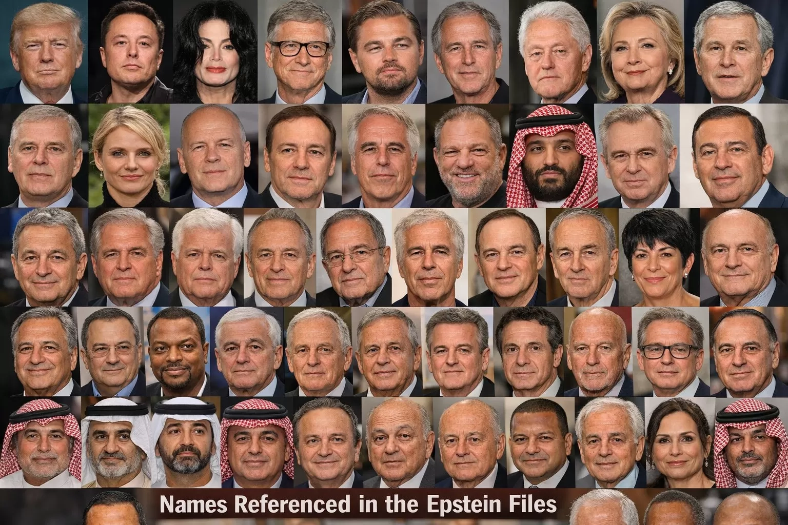 Inilah Daftar Tokoh Global yang Muncul dalam File Epstein: Dari Donald Trump hingga Mantan Pangeran Inggris