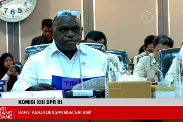 Curhat Pigai Duit Pribadinya Habis karena Tak Ada Anggaran Bansos di Kementerian HAM