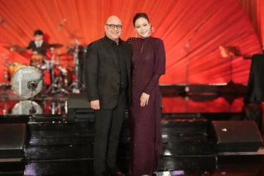 Tampil Berkilau saat Ultah ke-50, Maia Estianty Pilih Gaun Kristal Swarovski