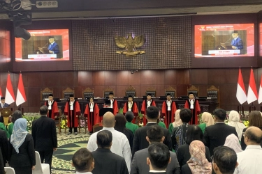 Arief Hidayat Resmi Pensiun dari Jabatan Hakim MK