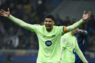 Sukacita Ronald Araujo Usai Cetak Gol Saat Barcelona Menang 2-1 Lawan Albacete