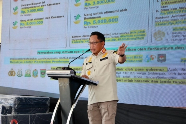 Kasatgas PRR Ingatkan Pemda yang Lambat Kirim Data Penerima Bantuan Bencana