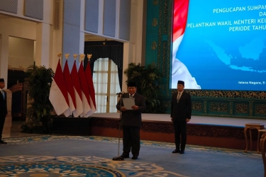 Prabowo Lantik Juda Agung Jadi Wamenkeu, Gantikan Thomas Djiwandono