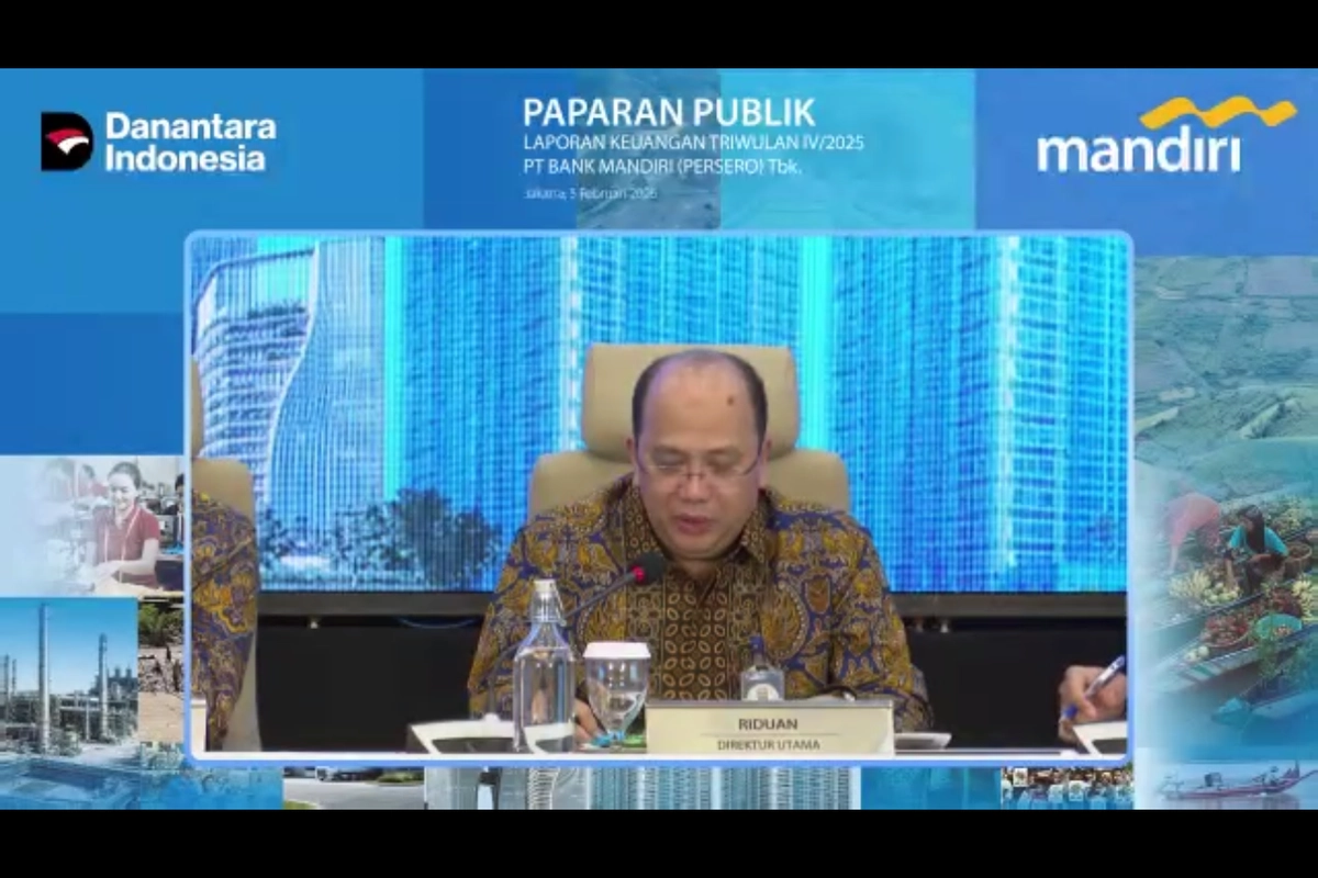 Tekanan Global Berlanjut, Bank Mandiri Fokus Kredit Tahan Guncangan.