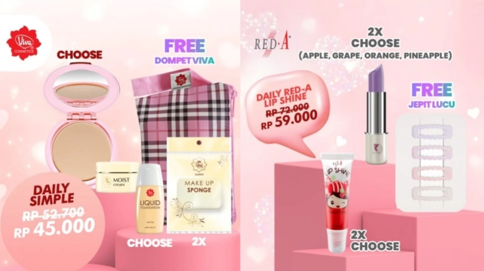 10 Promo Skincare dan Makeup Viva Cosmetics Terbaru Februari 2026
