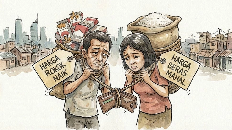 Benarkah Beras dan Rokok Penentu Garis Kemiskinan Warga Jakarta?