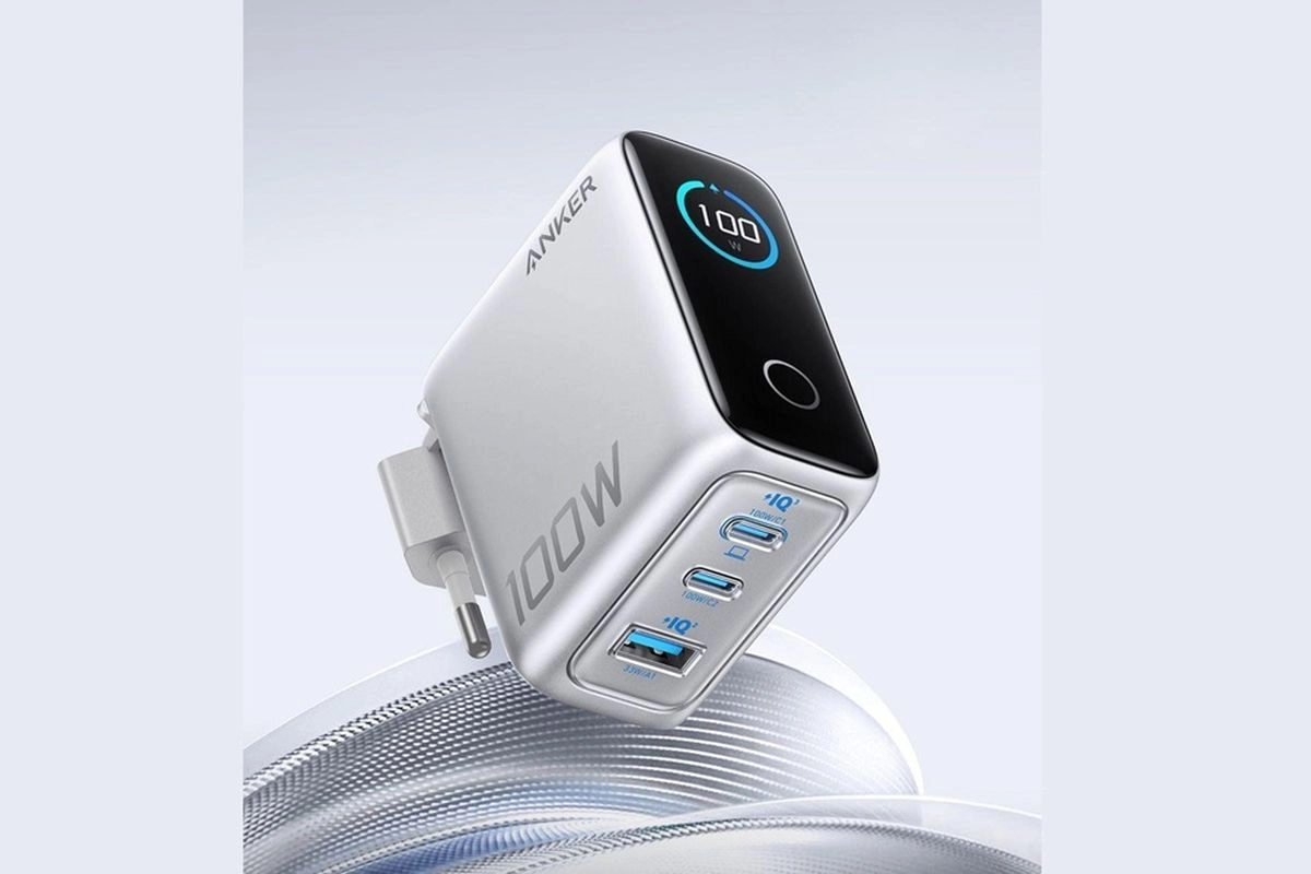 Anker Rilis Charger 100 Watt dengan Layar Mungil, Bisa Pantau Daya dan Suhu Real-time