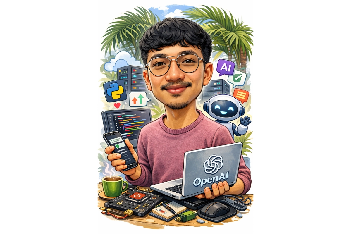 Contoh Prompt Gambar ChatGPT “Caricature of Me and My Job” yang Viral