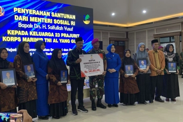 Doakan 23 Marinir Korban Longsor Cisarua, Mensos: Insya Allah Syahid