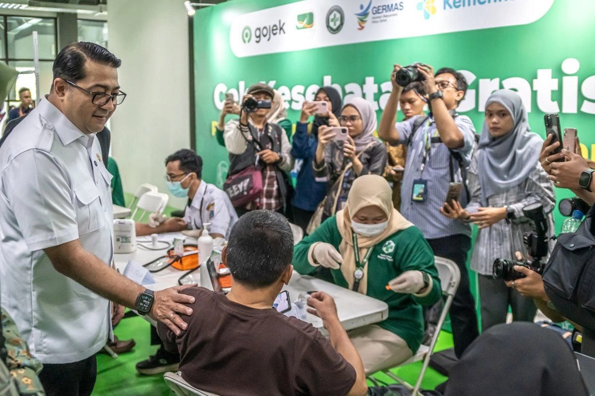 Menekraf: CKG Wujud Perhatian Presiden terhadap Kesehatan Driver Ojol