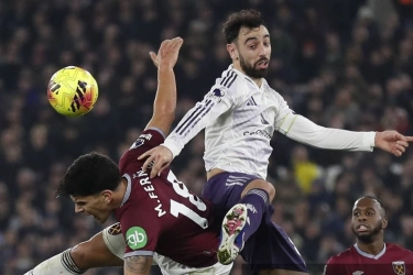 Skor West Ham Vs Man United 1-1: Setan Merah Cetak Dua Gol, Tapi Bawa Pulang 1 Poin