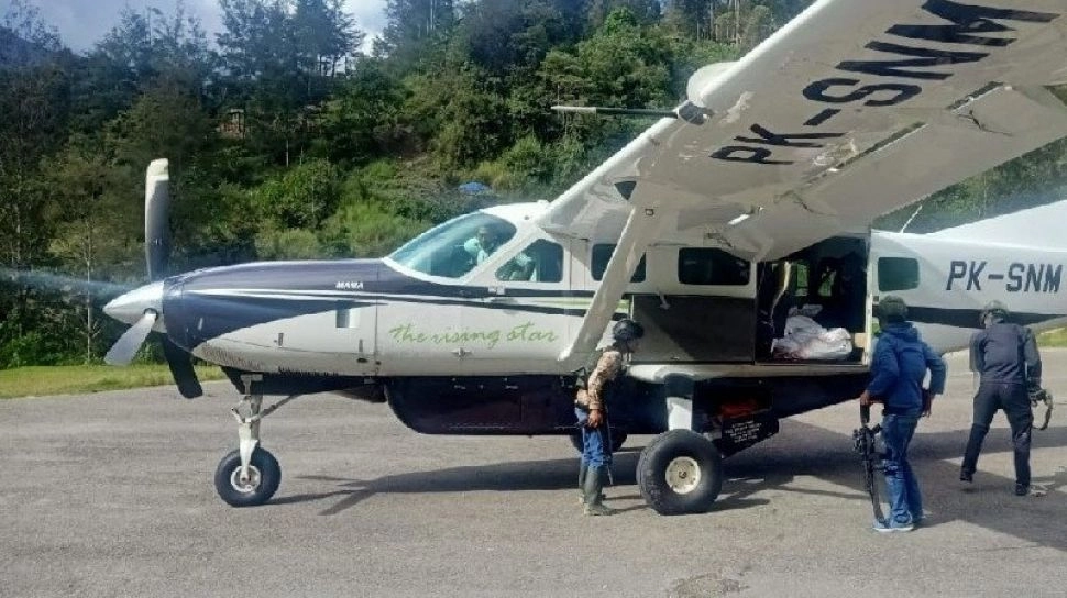 Kemenhub Beberkan Kronologi Pembakan Pesawat Smart Air di Boven Digoel