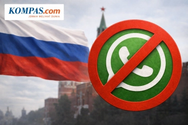 Rusia Batasi Akses WhatsApp, Siap Blokir Total